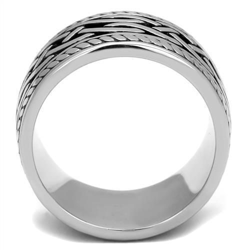 Men Stainless Steel Epoxy Rings TK2239