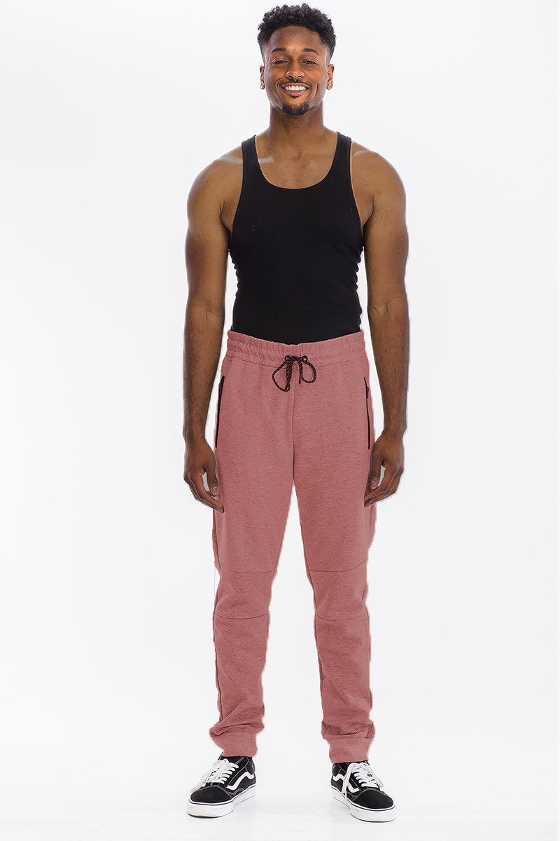 HEATHERED COTTON SWEATS