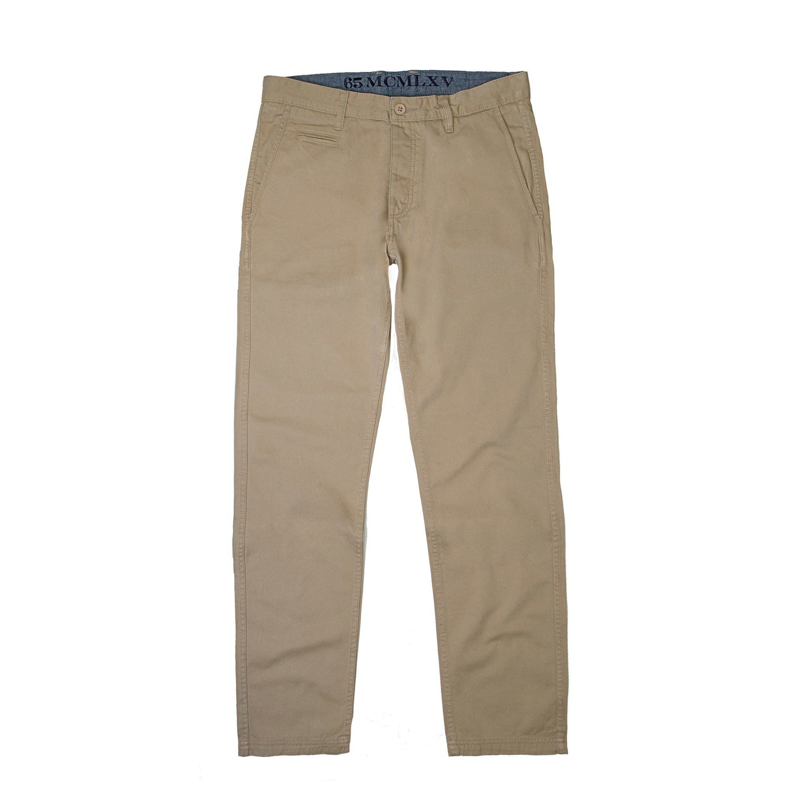 65 MCMLXV Men's Khaki Chino Pant